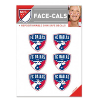 FC Dallas Tattoo Face Cals Special Order