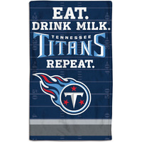 Tennessee Titans Baby Burp Cloth 10x17
