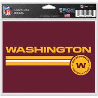 Washington Football Team Decal 5x6 Multi Use Color