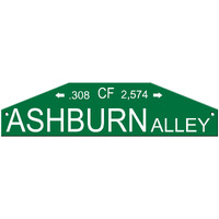 Philadelphia Phillies Sign 4x24 Plastic Street Style Ashburn Alley CO