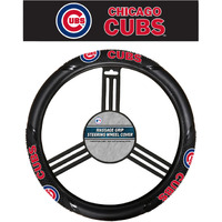 Chicago Cubs Steering Wheel Cover Massage Grip Style CO