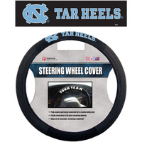 North Carolina Tar Heels Steering Wheel Cover Mesh Style Alternate CO