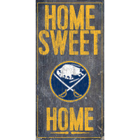 Buffalo Sabres Sign Wood 6x12 Home Sweet Home Design