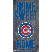 Chicago Cubs Sign Wood 6x12 Home Sweet Home Design
