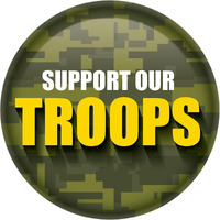 Support Our Troops Button