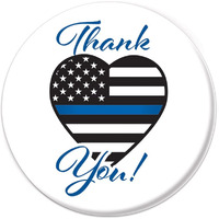 Thank You! Law Enforcement Button