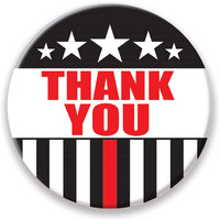 Thank You Firefighters Button