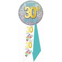 30th Birthday Rosette