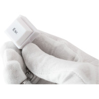 Lighted ESC Key Keychain for Perfect for Online Presence with Push Feel