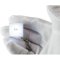 White ESC Keyboard Button with High-Quality Fidget & LED Effects