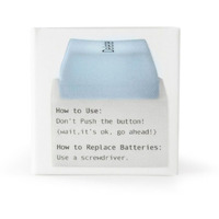 Delete Keyboard Button with Super Bright White LED - Classic Mechanical Push Feel