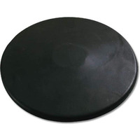 Black Rubber Discus-Practice 1K