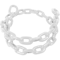 VNYL CTD CHAIN 1/4X4 WHITE