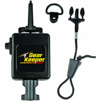 GEARKEEPER - HEAVY DUTY RETRACTABLE MARINE MIC KEEPER WITH SNAP CLIP & ADHESIVE PAD