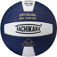 Tachikara SV5WSC Sensi-Tec Composite  Volleyball (Navy, and White)