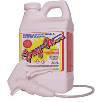 Spray-On F1000 Fiberglass Boat Hull and Bottom Cleaner - 1/2 Gallon with Sprayer