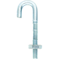 BOLT J W/NUT 7/32""X2.13"" (Pack of 10)