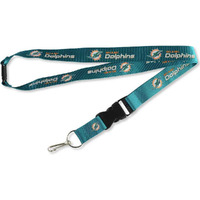 Miami Dolphins Lanyard Teal