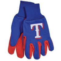 Texas Rangers Two Tone Gloves - Adult Size - Special Order