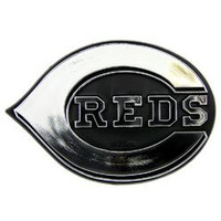 Cincinnati Reds Auto Emblem - Silver - Special Order