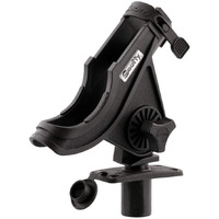 Scotty Baitcaster/Spinning Rod Holder with Flush Deck Mount Black