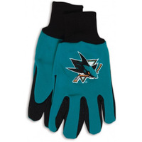 San Jose Sharks Two Tone Gloves - Adult Size