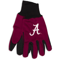 Alabama Crimson Tide Two Tone Gloves - Adult