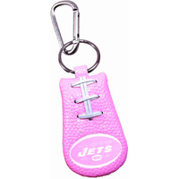 New York Jets Keychain Pink Football CO