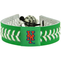 New York Mets Bracelet Team Color Baseball St. Patrick's Day CO