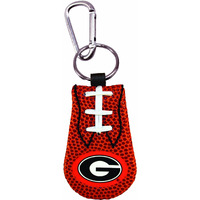 Georgia Bulldogs Keychain Classic Football Power G Logo CO