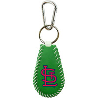 St. Louis Cardinals Keychain Baseball St. Patrick's Day CO