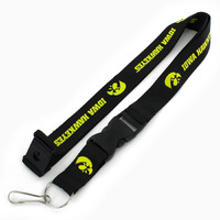 Iowa Hawkeyes Lanyard Black