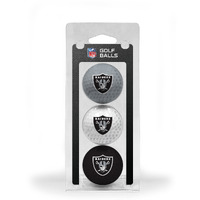 Las Vegas Raiders 3 Pack of Golf Balls