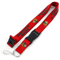Chicago Blackhawks Lanyard Red