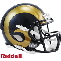 Los Angeles Rams Helmet Riddell Replica Mini Speed Style 2000-2016 T/B