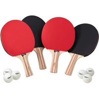 Viper Two Star Tennis Table Four Racket and Six Ball Set