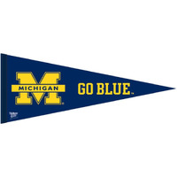 Michigan Wolverines Pennant 12x30 Premium Style - Special Order
