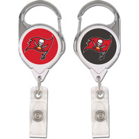 Tampa Bay Buccaneers Badge Holder Premium Retractable