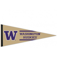 Washington Huskies Pennant 12x30 Premium Style