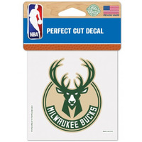 Milwaukee Bucks Decal 4x4 Perfect Cut Color