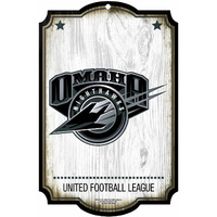 Omaha Nighthawks Sign 11x17 Wood CO