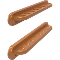 Viper Traditional Oak 8 Cue Wall Cue Rack