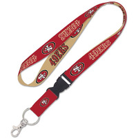 San Francisco 49ers Lanyard with Detachable Buckle