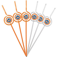 New York Mets Team Sipper Straws CO