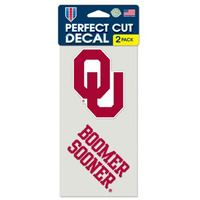 Oklahoma Sooners Set of 2 Die Cut Decals
