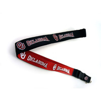Oklahoma Sooners Lanyard Reversible