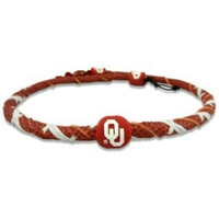 Oklahoma Sooners Necklace Spiral Football CO