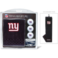 New York Giants Golf Gift Set with Embroidered Towel