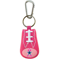 Dallas Cowboys Keychain Breast Cancer Awareness Ribbon Pink Football CO
