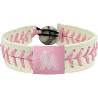 Miami Marlins Bracelet Baseball Pink CO